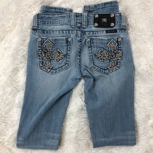 Miss Me Skinny Jeans Wing Cross